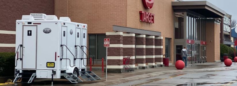 VIP Trailers 4 station restroom trailer